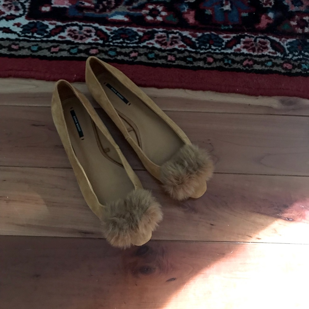 Mustard Zara flats